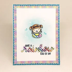 Sunny Studio Stamps: Beach Babies Customer Card Share by Kari V