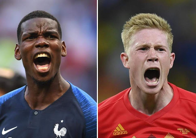 Frankrike vs Belgien semi-Final : Frankrike vs Belgien-2018 VM semi-Final