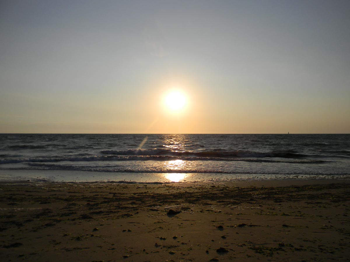 Couché de soleil, île d'Oléron