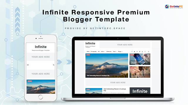 Infinite Responsive Premium Blogger Template Free Download