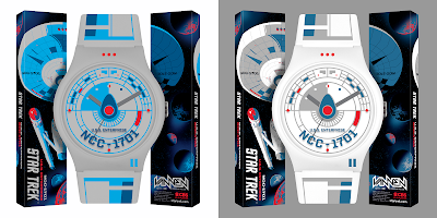 Star Trek U.S.S. Enterprise Vannen Artist Watches by Tom Whalen