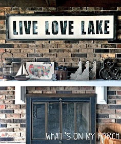 How To Make A Ginormous Lake House Sign