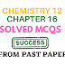 Chemistry Class 12 chapter 16 important mcqs solved pdf 