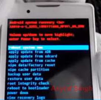 recovery mode on Android Lenovo A2010 