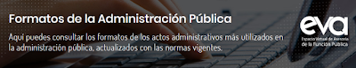  FORMATOS DE LA ADMINISTRACIÓN PÚBLICA