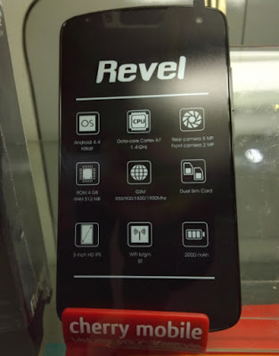 Cherry Mobile Revel, 5-inch HD Octa Core for only Php1,999