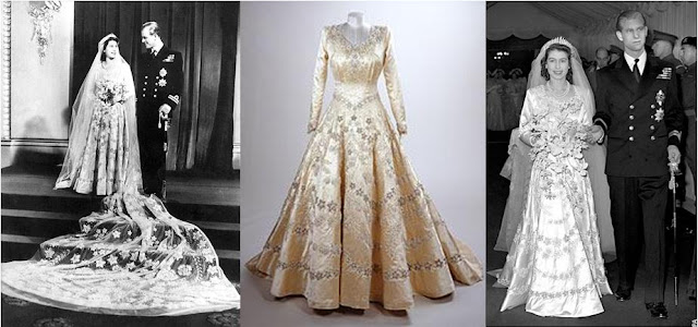 queen elizabeth wedding photo. queen elizabeth wedding dress.