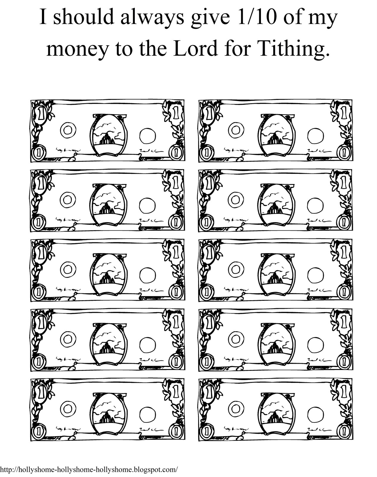 Download HollysHome - Church Fun: Tithing Money