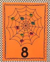 Spider Web Counting Cards