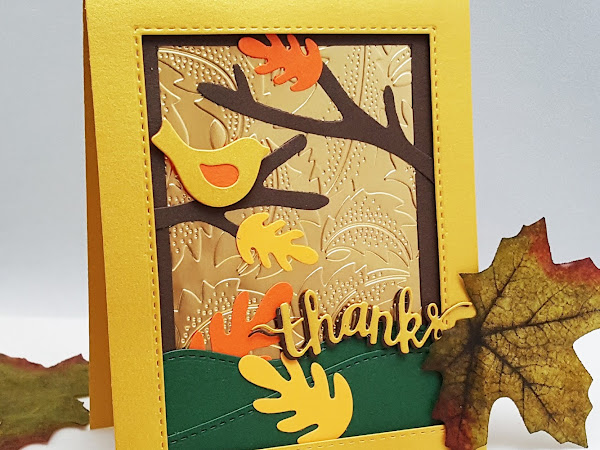 Thank You Card For Fall