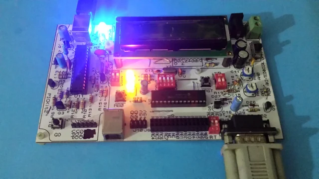 PIC18f2550 RS-232 Programming example in CCS PICC