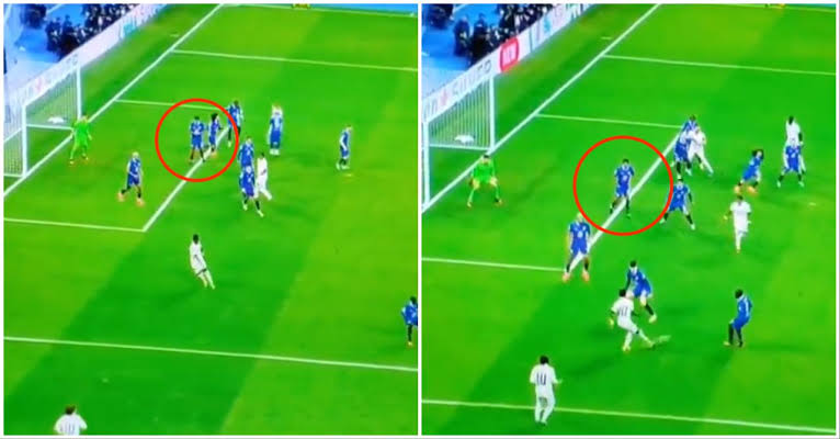 Chelsea fans stunned as Wesley Fofana appears to read note seconds before before Real Madrid goal
