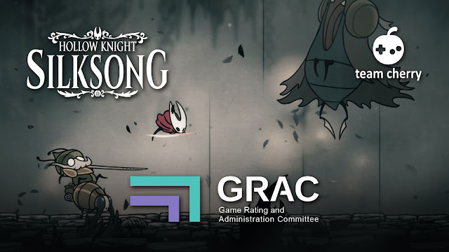 hollow knight silksong south korean game rating and administration committee rating age 12 possible release date reveal hk sequel reddit upcoming metroidvania adventure game team cherry female protagonist hornet steamdb linux macos windows pc nintendo switch playstation ps4 ps5 xbox series x/s xsx wishlist