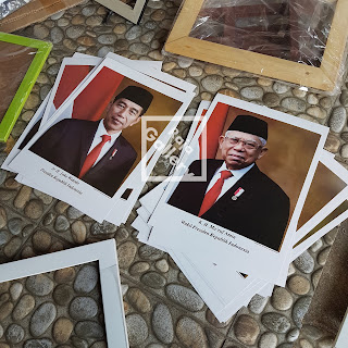 Jual Bingkai Dan Foto Presiden Jokowi Wapres Maruf Amin 2019