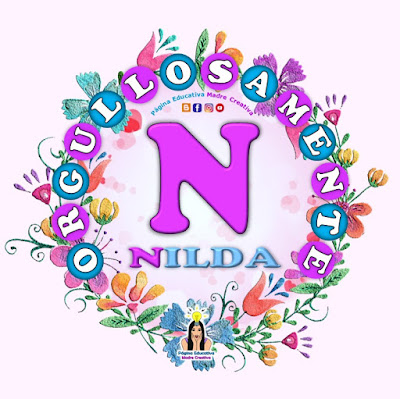 Nombre Nilda - Carteles para mujeres - Día de la mujer