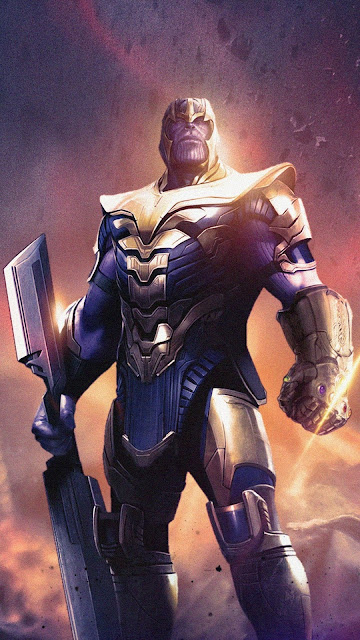 Avengers Endgame Thanos Desktop Wallpaper