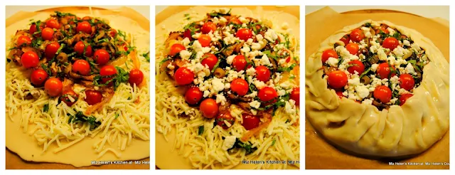 Tiny Tomato Galette at Miz Helen's Country Cottage