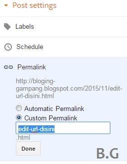  alamat URL postingan juga sanggup menjadi identitas tersendiri dalam blog tersebut Atur URL Postingan Blog dengan Cara Ini