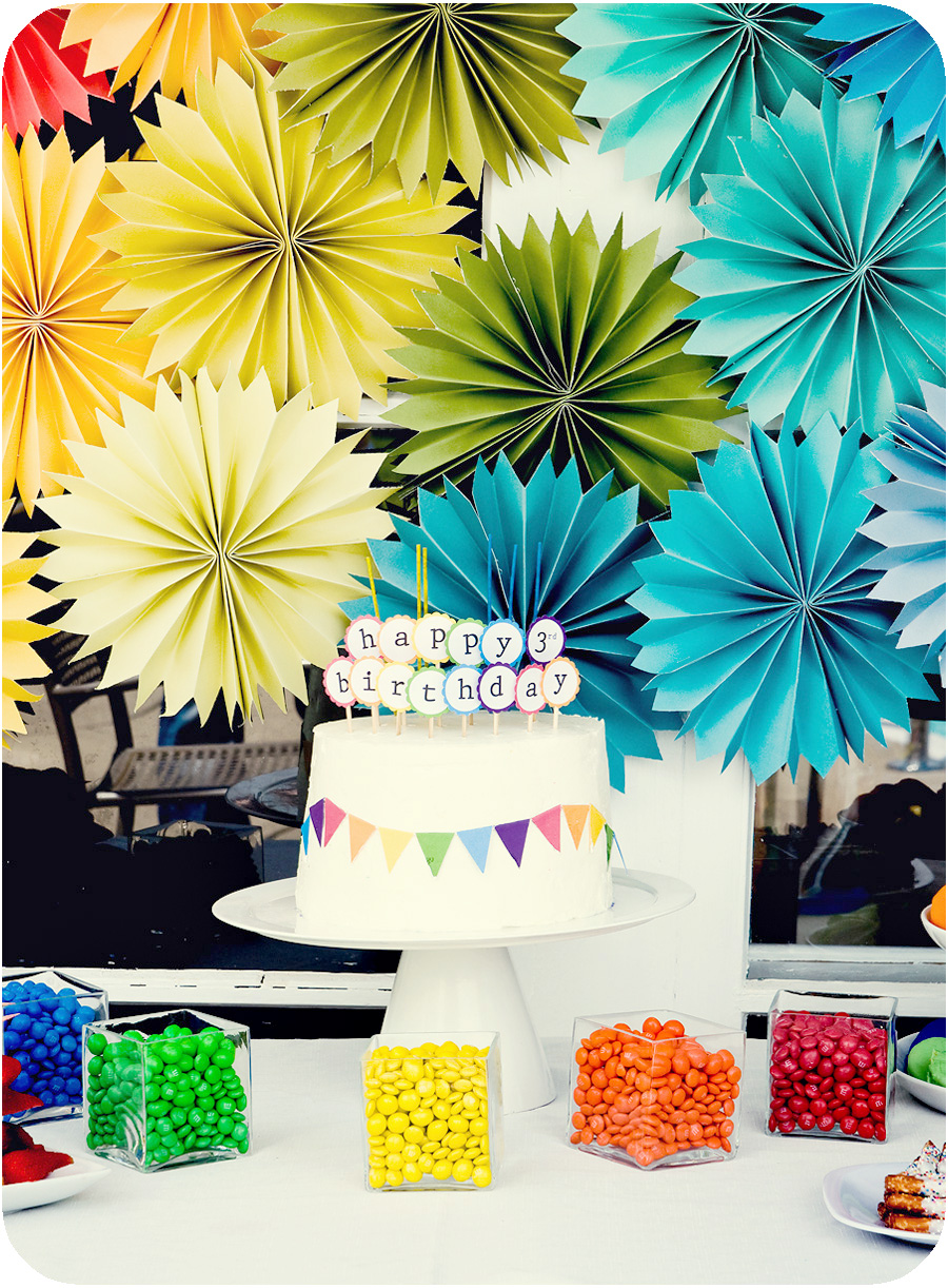 Kara s Party  Ideas  DIY Summer Rainbow  Party  full of ideas  