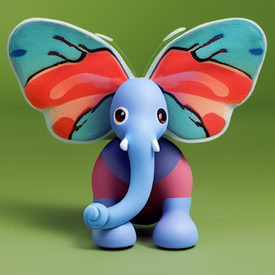 Phantafly™ Toys Inspired by The Elephant and the Butterfly