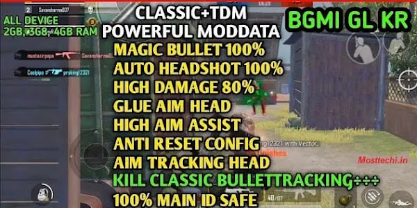 Bgmi Magic Bullet tracking, High Damage & Auto Headshot, config file for v3.1.0 Download Link (32bit and 64bit) - 2024