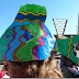 sombrero de pez hecho con cartulina