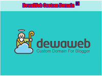 Cara Menciptakan Dan Mengatur Custom Domain Tld Dewaweb Di Blogger