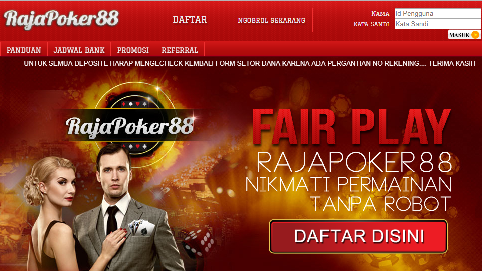 Situs Agen Poker Online Terpercaya Indonesia