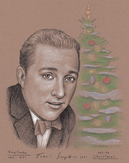 Bing Crosby. Crooner. Singer and Actor. White Christmas. by Travis Simpkins