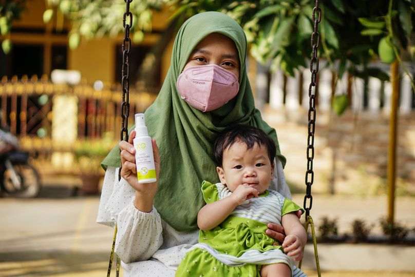 disinfectant spray yang aman untuk bayi