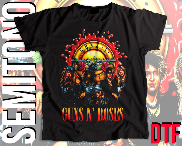 guns n roses banda para DTF