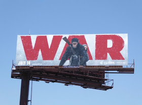 War for Planet of Apes movie billboard