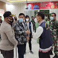 Personel Polres Simalungun Ikuti Vaksinasi Tahap II Untuk Pelayanan Publik Kabupaten Simalungun