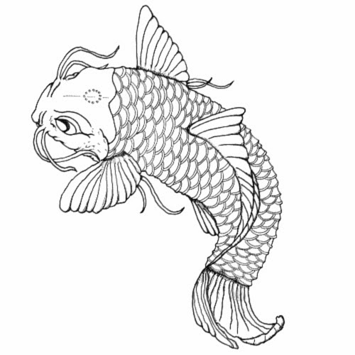 Inilah Koi Fish Tattoo Designs Stencils