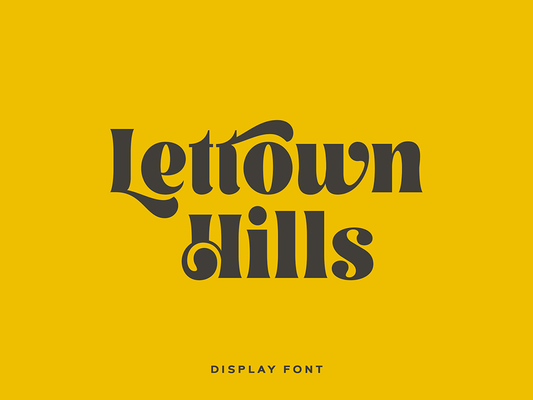 Lettown Hills Font