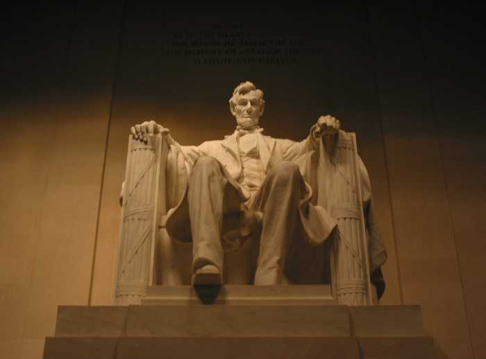 Abraham Lincoln Memorial Pictures. others around them.