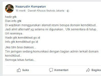 Alamat Resmi Hadir GTK Kemendikbud Tahun 2018