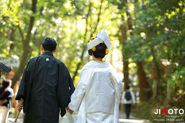 大神神社でのご結婚式の挙式撮影