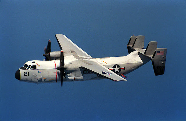 Gambar 28. Foto Pesawat Angkut Militer Grumman C-2 Greyhound