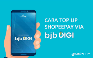 Cara Top Up ShopeePay Via BJB Mobile Digi