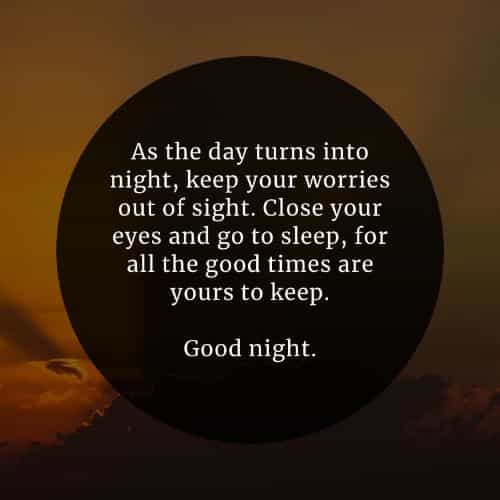 74 Beautiful Good Night Inspirational Quotes And Sayings