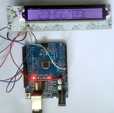 Arduino SC75823 13-Segment LCD Display