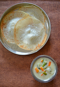 Coconut milk vegetable stew for appam