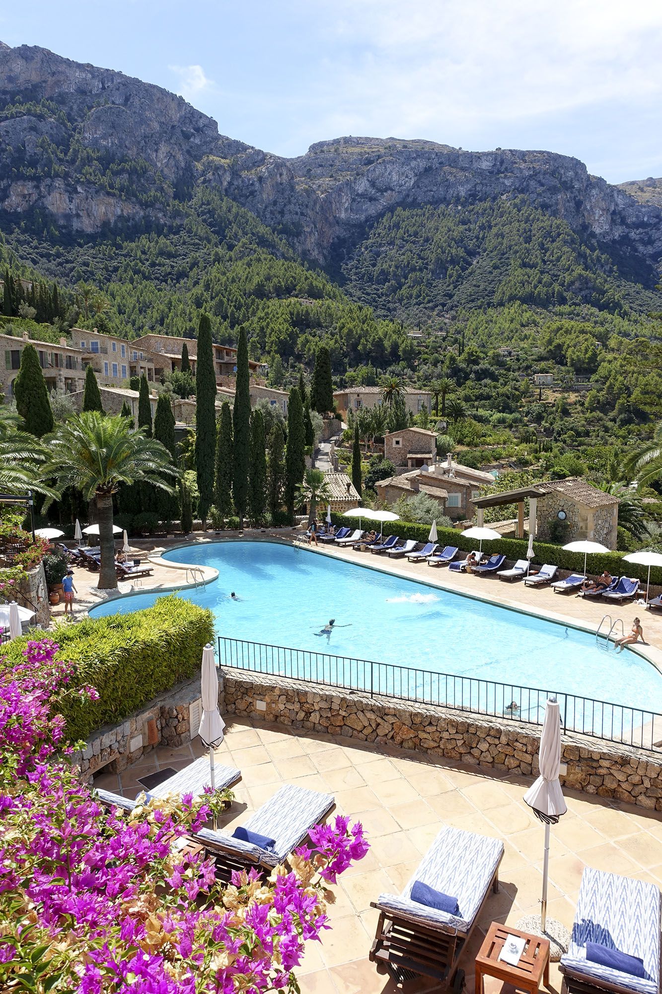 belmond residencia mallorca deia pool mountains view