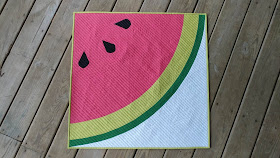 Sliced mini quilt for Moda by Slice of Pi Quilts