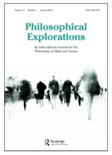 Philosophical Explorations cover