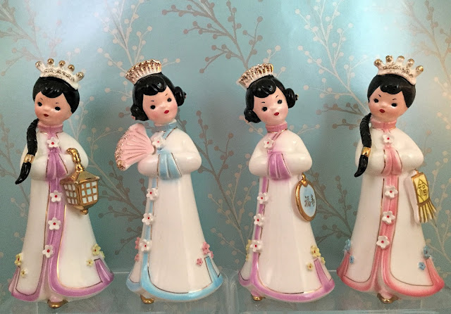 Josef Originals oriental girls princess set figurines  fortheloveofjosefs