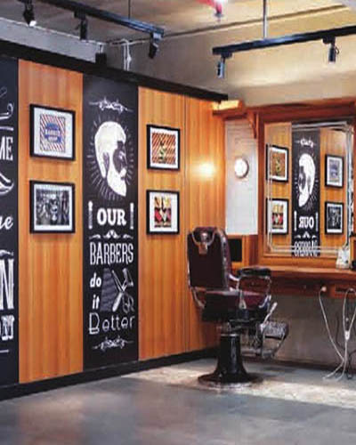 10 Desain  barbershop  mini sederhana namun keren  