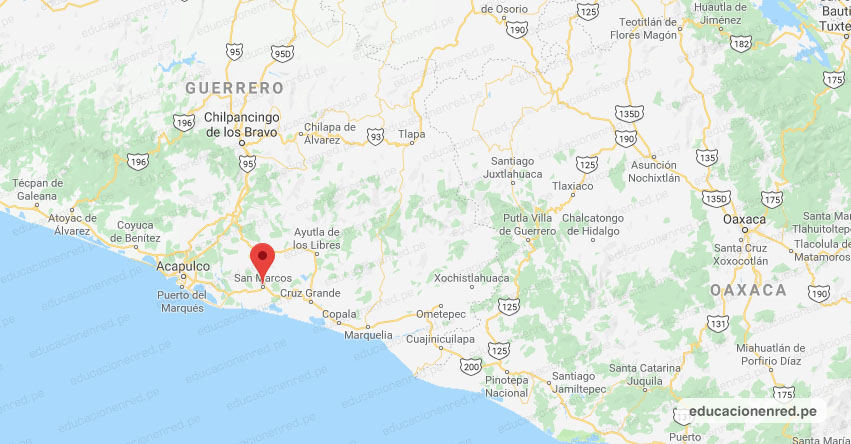 Temblor en México de Magnitud 4.2 (Hoy Sábado 28 Diciembre 2019) Sismo - Epicentro - San Marcos - Guerrero - GRO. - SSN - www.ssn.unam.mx