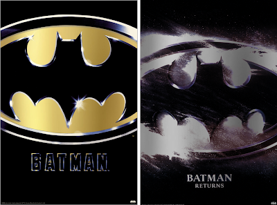 New York Comic Con 2019 Exclusive Batman 89 & Batman Returns Teaser Poster Screen Prints by John Alvin x Bottleneck Gallery